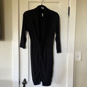 Double Zero Black 3/4 Sleeve Dress Size Small